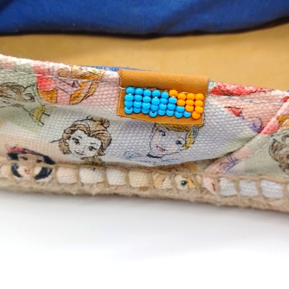 Disney Princess Pastel Portraits Ubuntu Espadrille Shoes Handmade SZ 8.5 NWOT - Picture 8 of 16